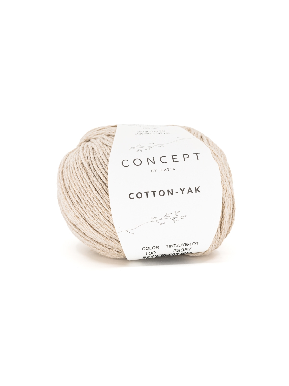 Cotton Yak - Pelote 60% Coton 30% Laine 10% Yak